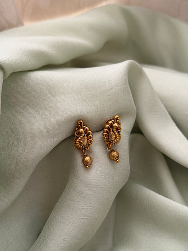 Meher Oxidised Jhumka Earrings